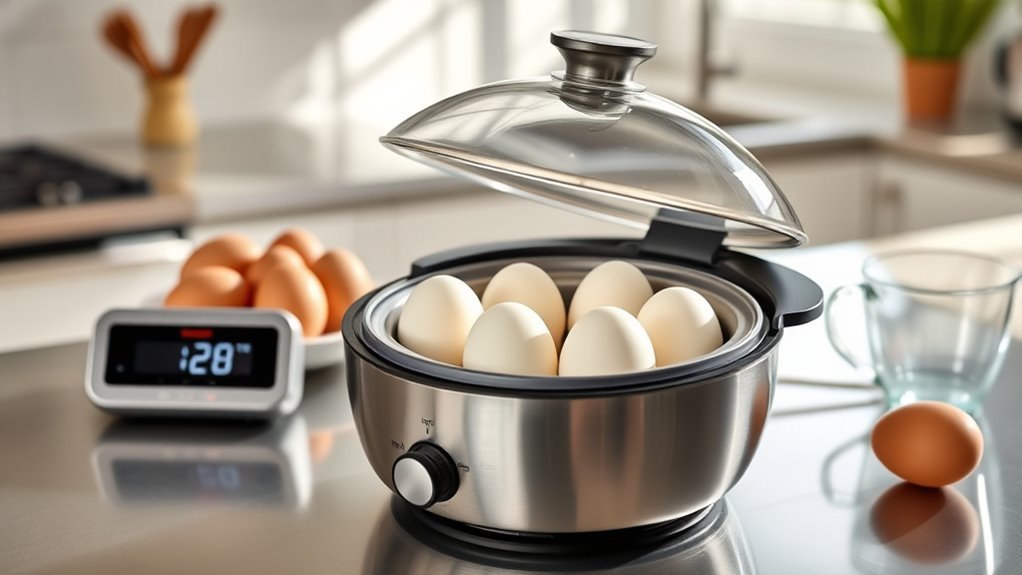 egg cooker features and safety