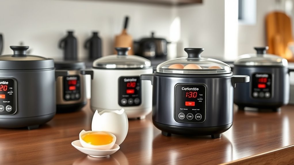 egg cooker features checklist