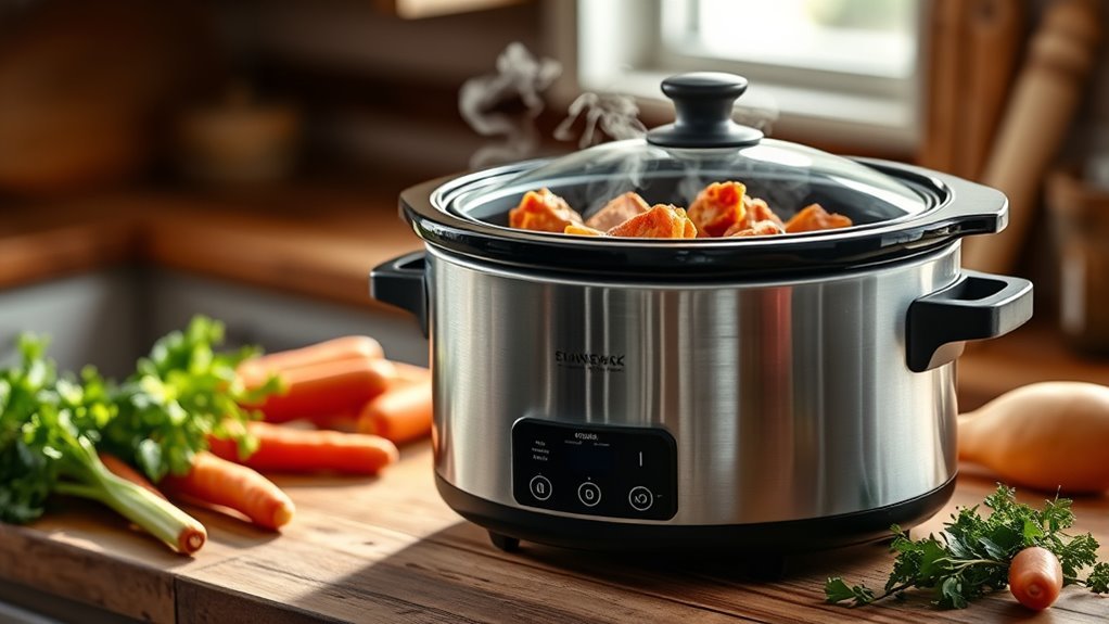 slow cooker capacity and features