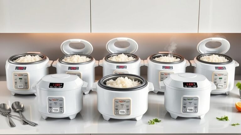 top white rice cookers