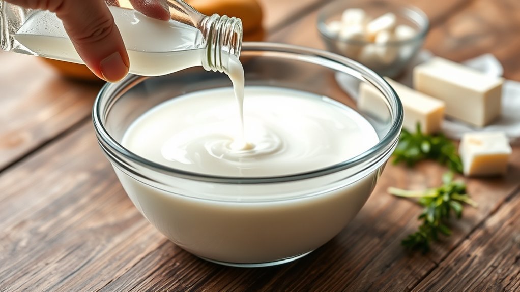 add acid to milk