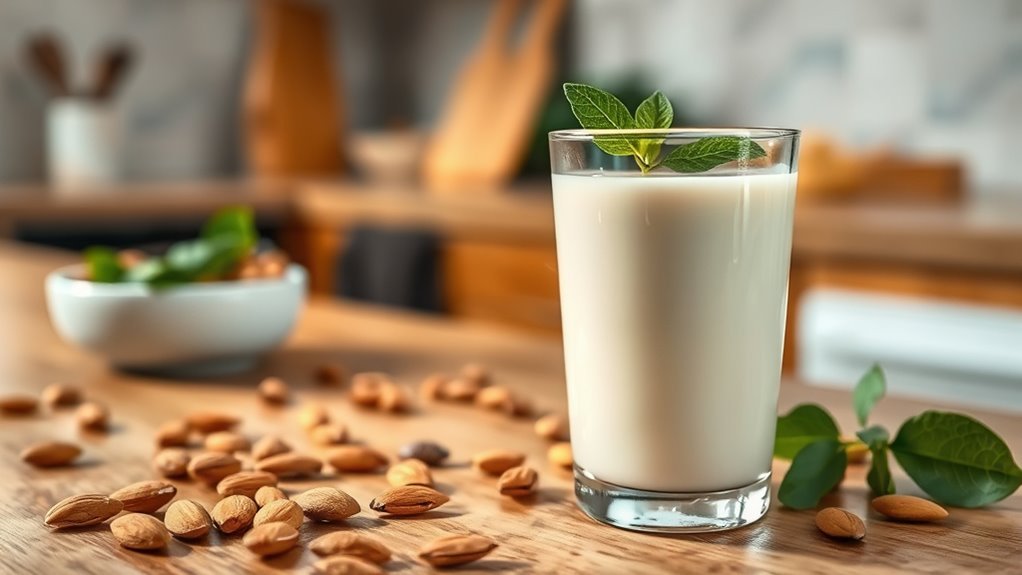 almond milk stabilizes blood