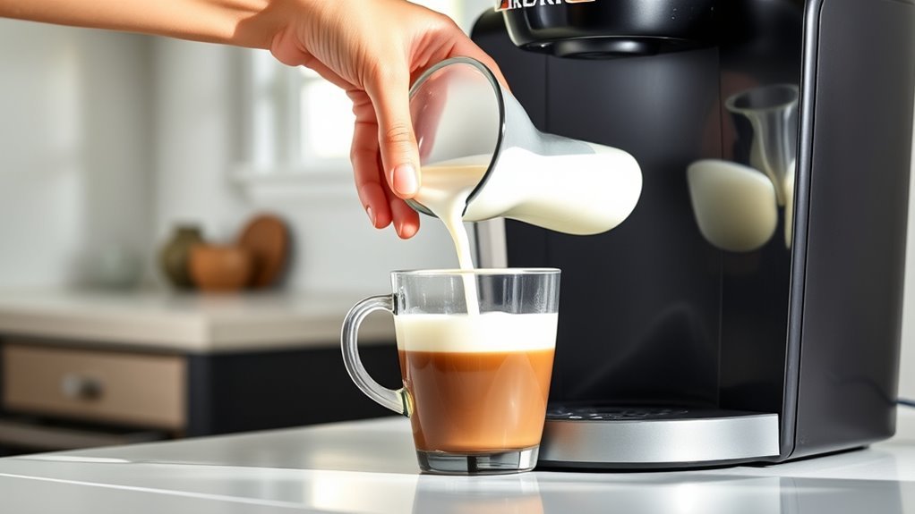 avoid milk in keurig