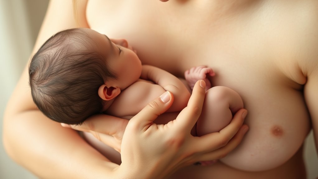 breast milk arrival timing