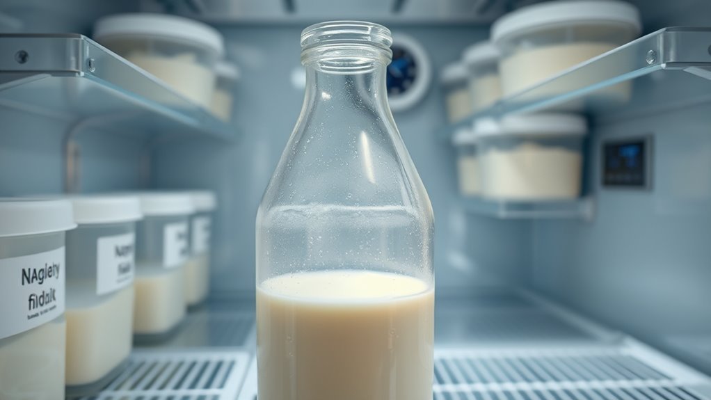 breast milk freezing duration