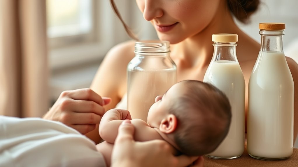 breast milk protein levels