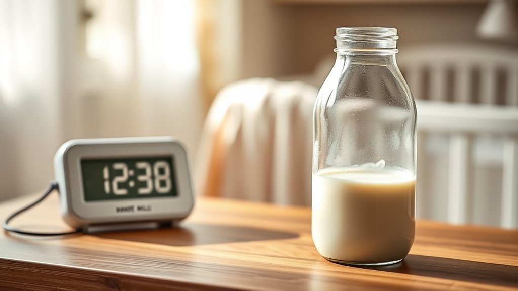 breast milk safety duration