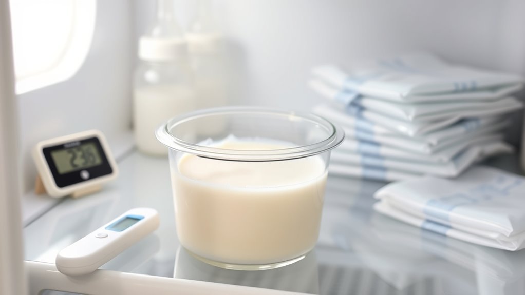 breast milk storage duration