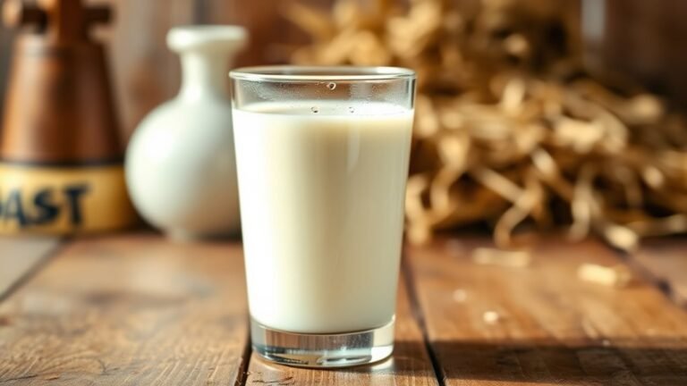 calorie content of milk