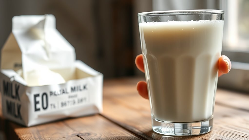 check milk with your senses