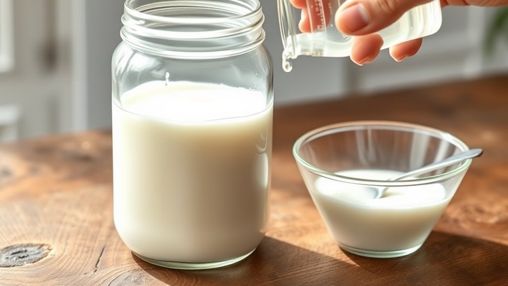 convert milk into buttermilk