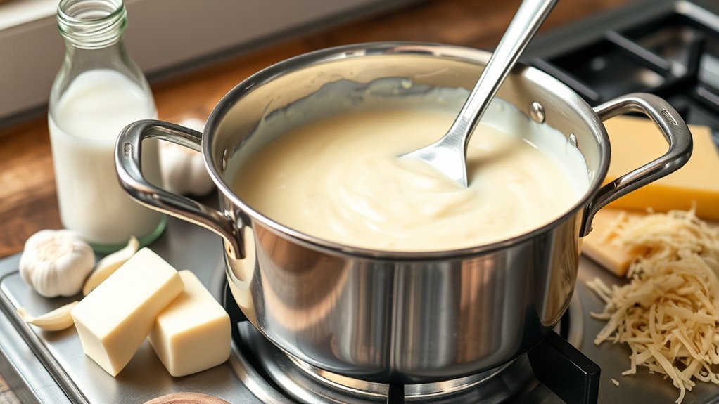 creamy milk alfredo recipe