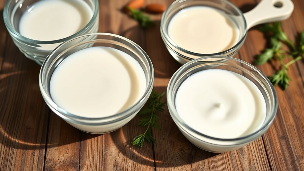 creamy shelf stable milk substitute