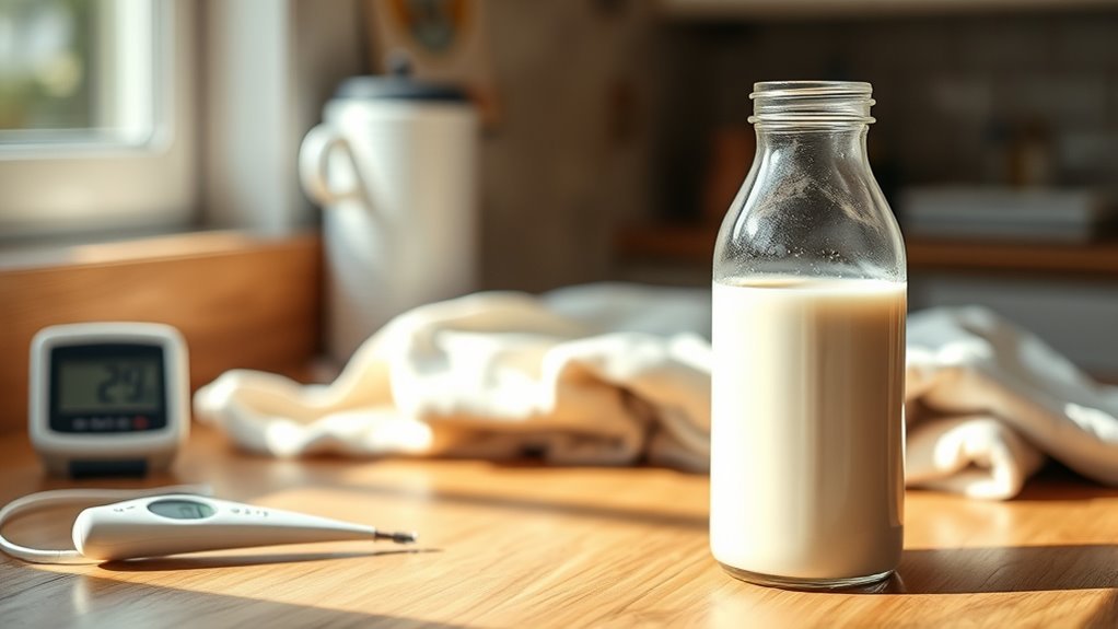discard milk left out