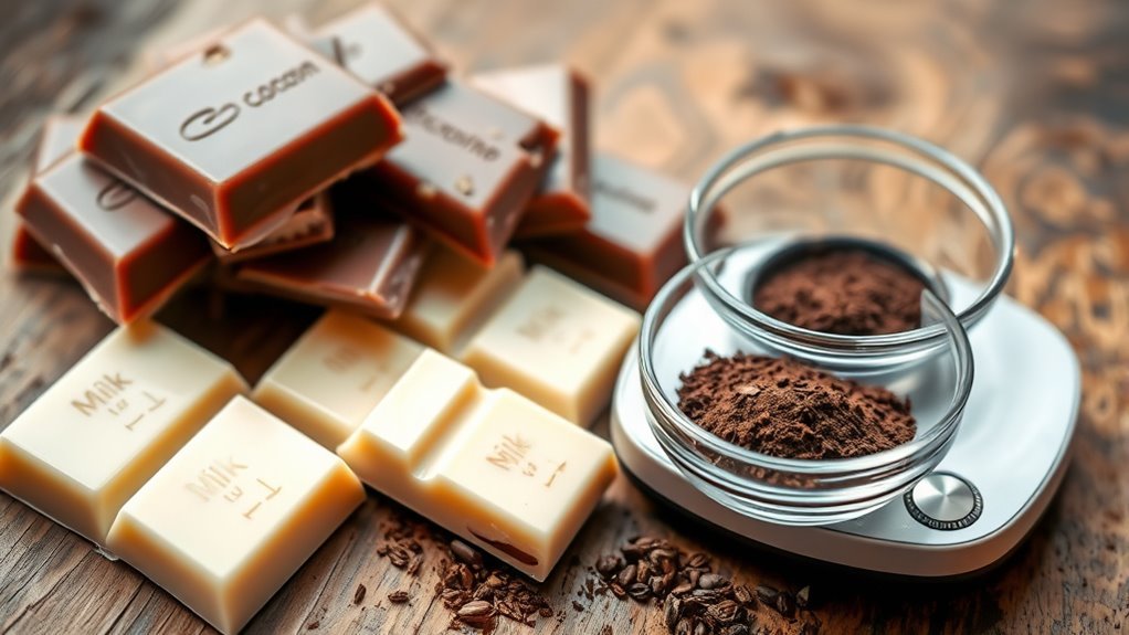 estimate caffeine from cocoa percentage