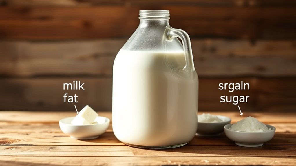 fat carbohydrates calories