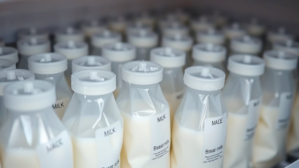 frozen breast milk storage guidelines