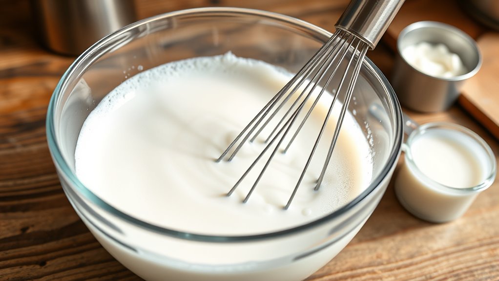 gelatin milk whipped cream
