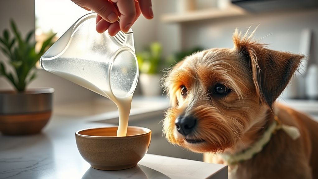 gradually introduce milk cautiously