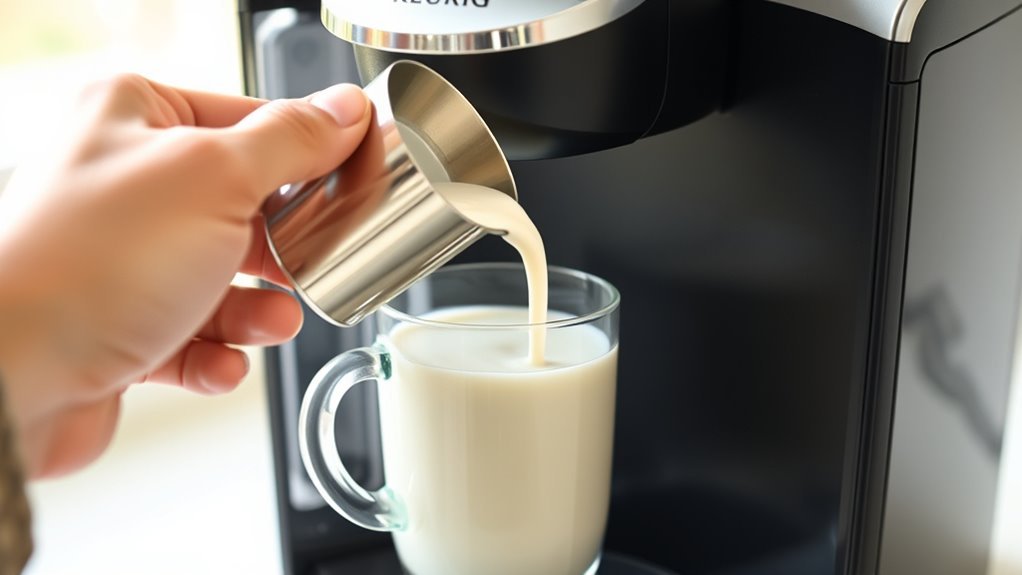 heat milk separately safely