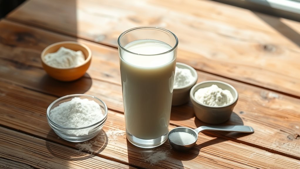 milk calorie content comparison