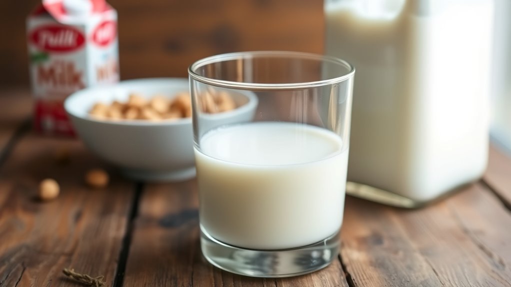 milk calorie content details