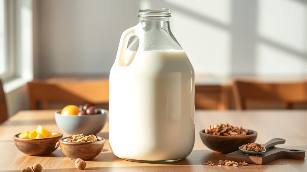 milk calorie content estimate