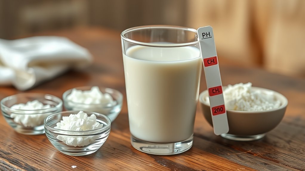 milk s natural lactic acidity