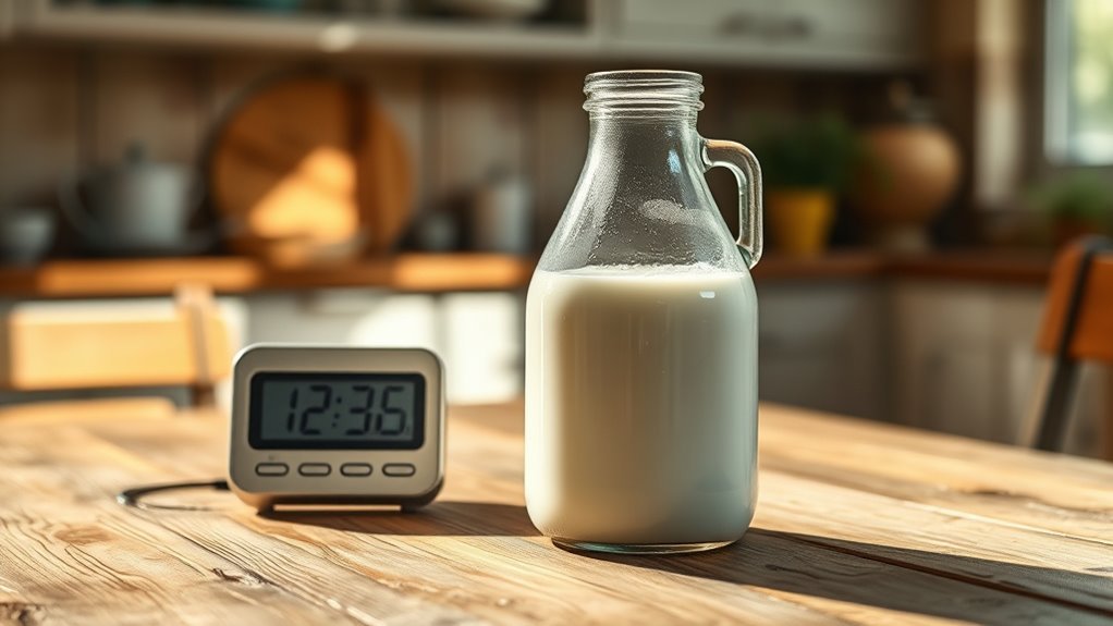 milk safety storage time