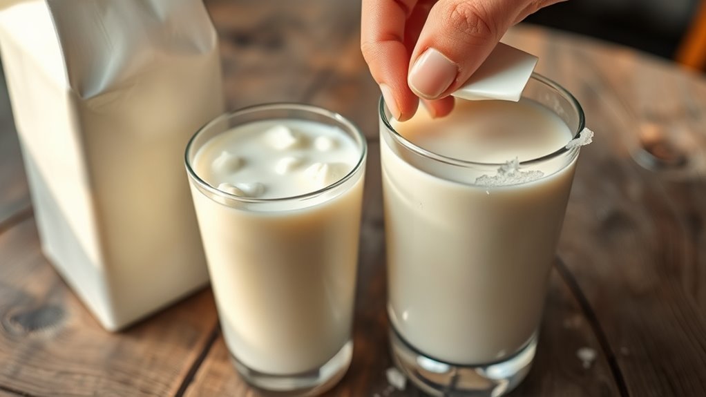 milk spoilage signs identification