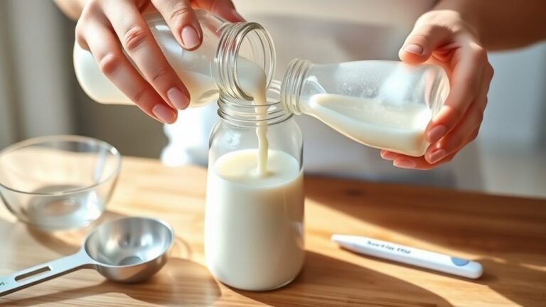 mixing breast milk properly
