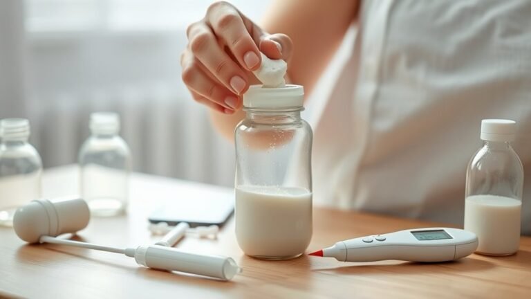 mixing breast milk safely