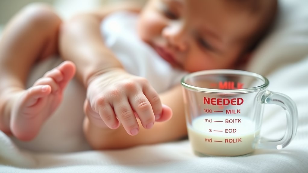 newborns daily milk intake
