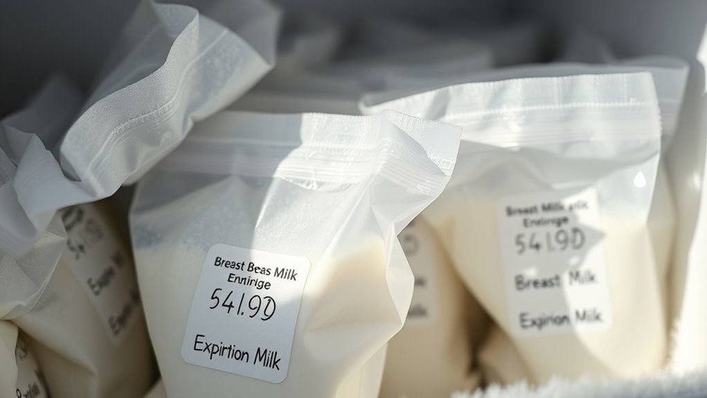 optimal breast milk storage duration