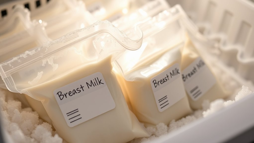 optimal breast milk storage duration