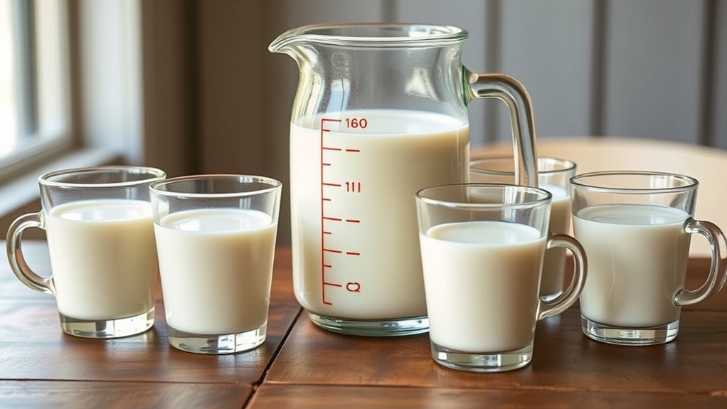 quarts to cups conversion