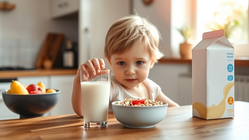 recommended daily milk intake