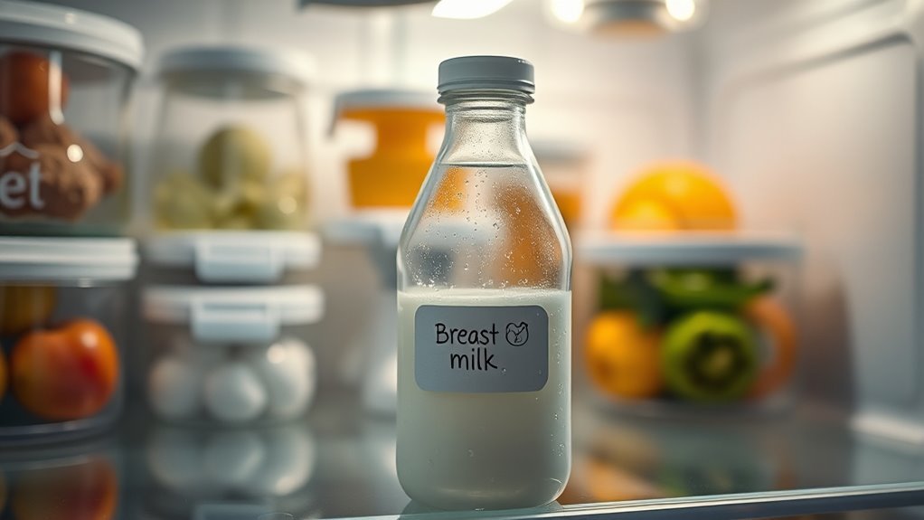 refrigerate breast milk safely