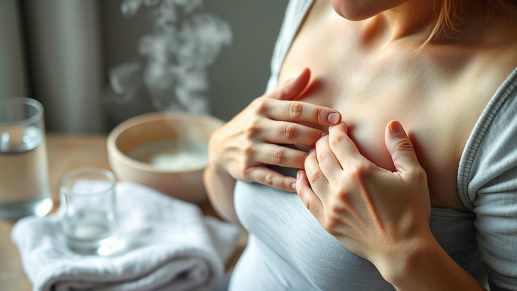 relieve clogged milk duct