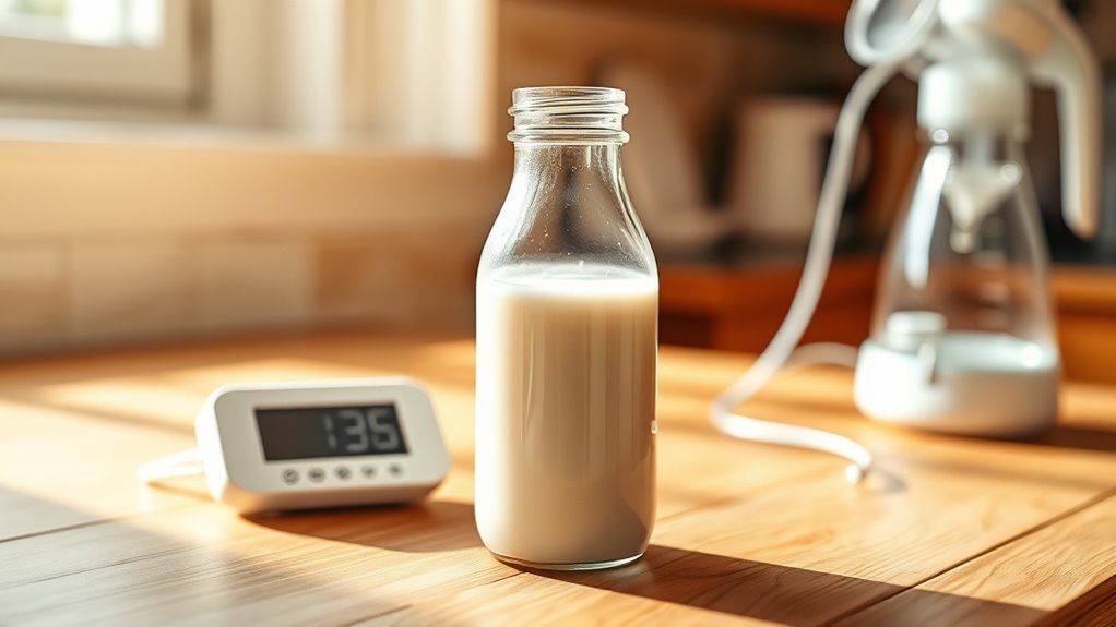 safe breast milk storage time