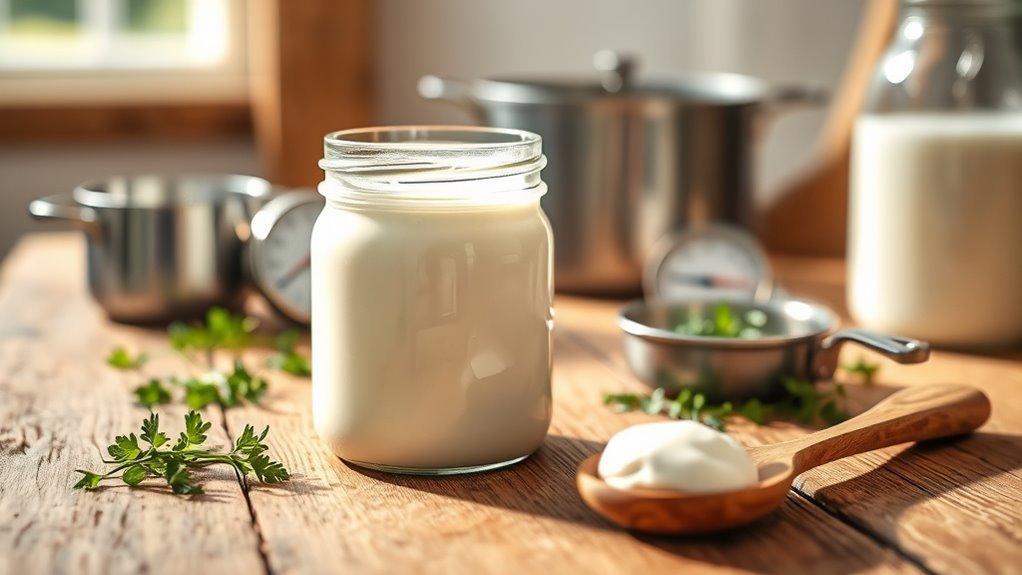 safe raw milk yogurt preparation