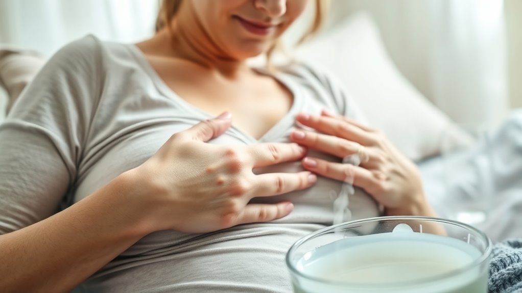 signs of unclogged milk duct