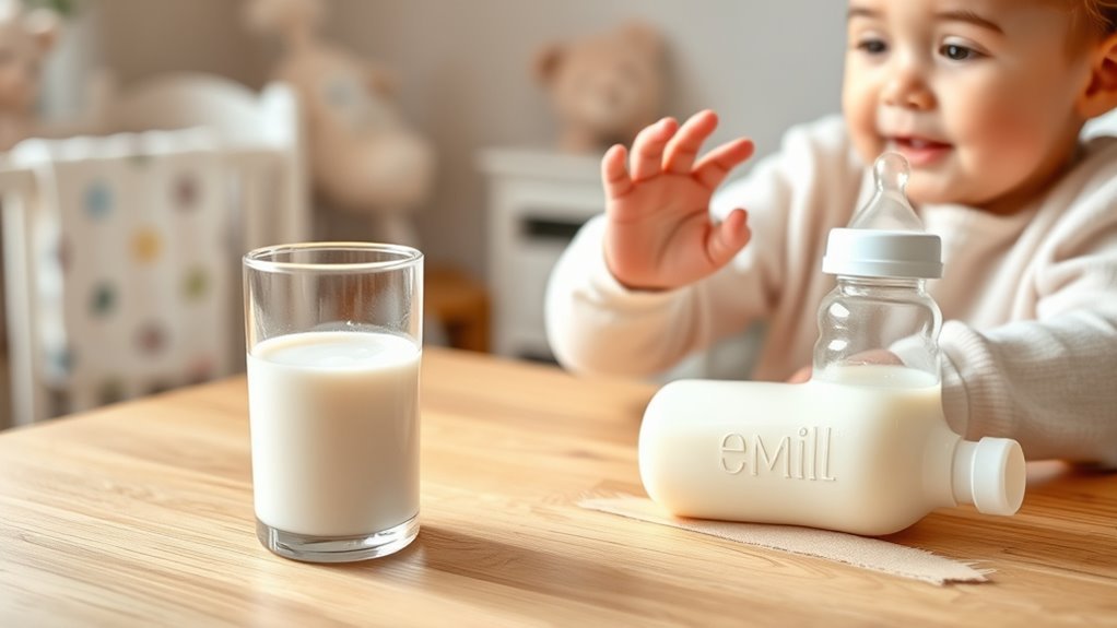 start whole milk after one