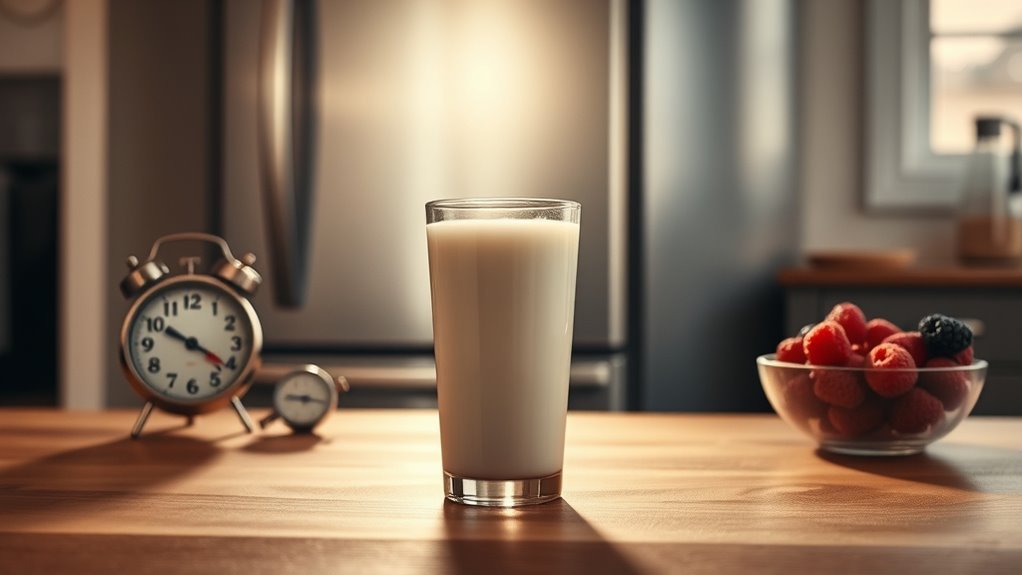 store milk cold and sealed