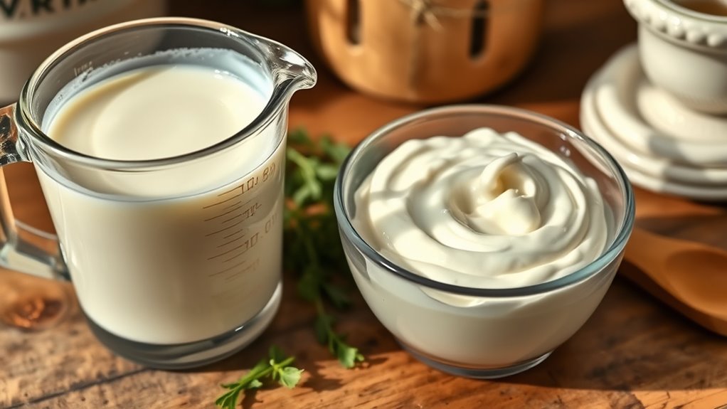 substitute evaporated milk carefully