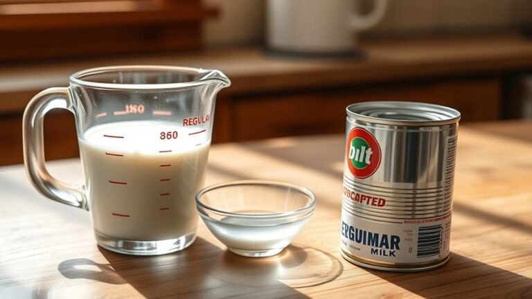 substitute regular milk accordingly