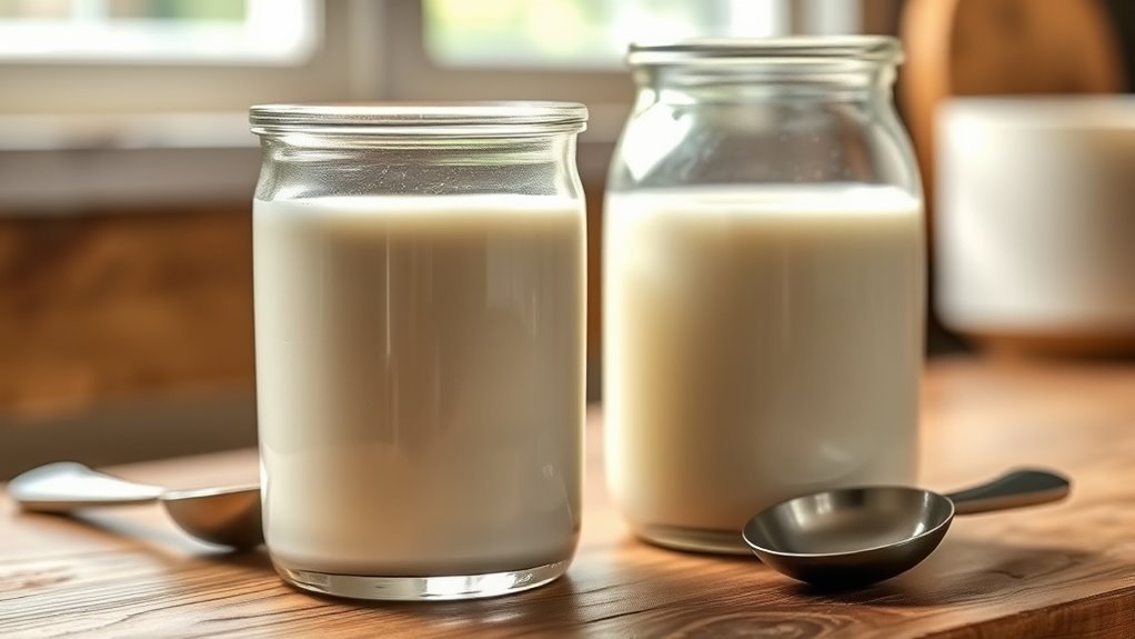 substitute whole milk cautiously