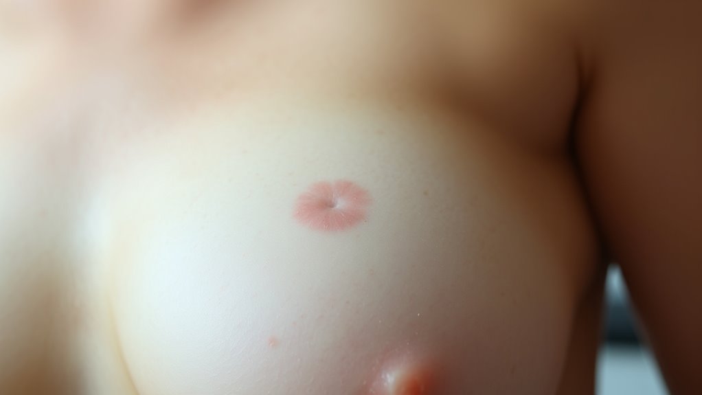 tender swollen uncomfortable lump