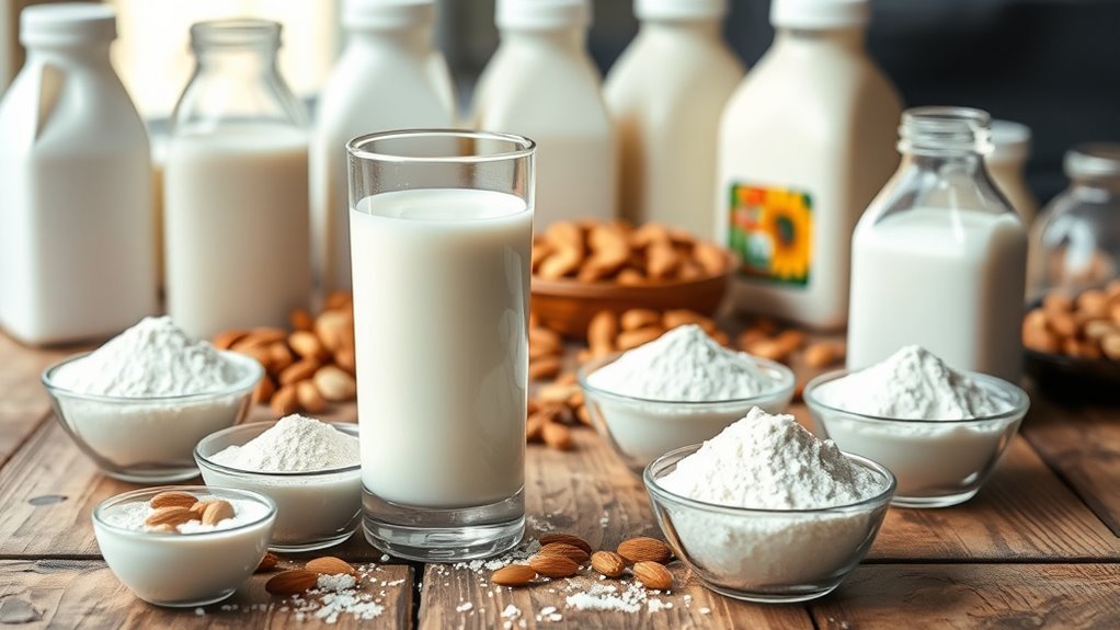 varied milk calorie content