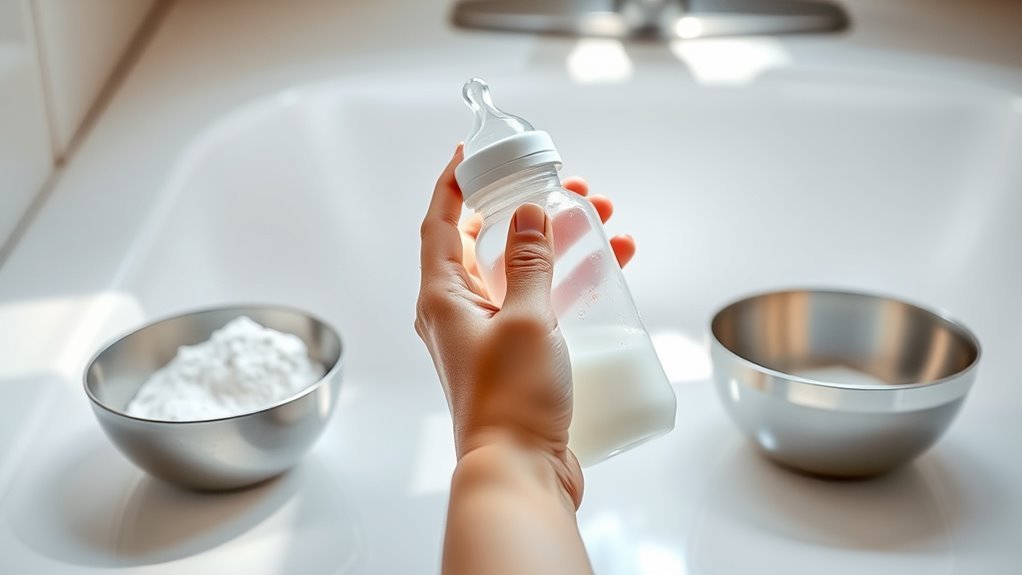 wash sterilize rinse dry